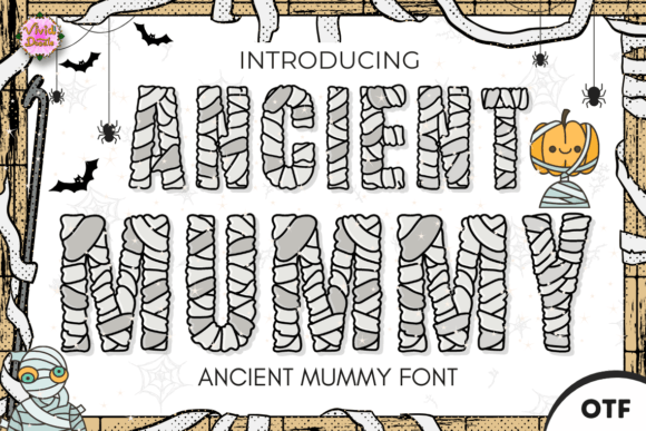 Ancient Mummy Typeface for Editorial Design