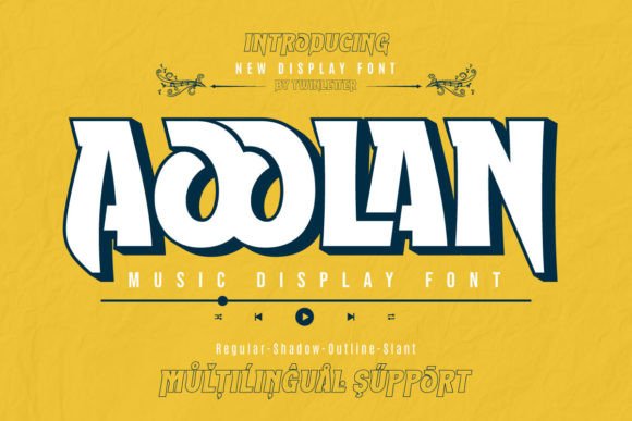 Aoolan: A Sophisticated Display Font for Editorial Design
