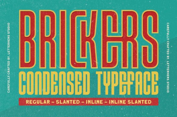 Brickers Condensed Display Font for Bold Marketing
