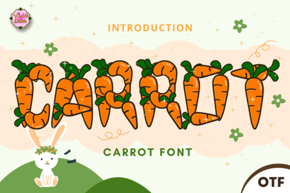 Carrot Font: Whimsical Display Type for Makers