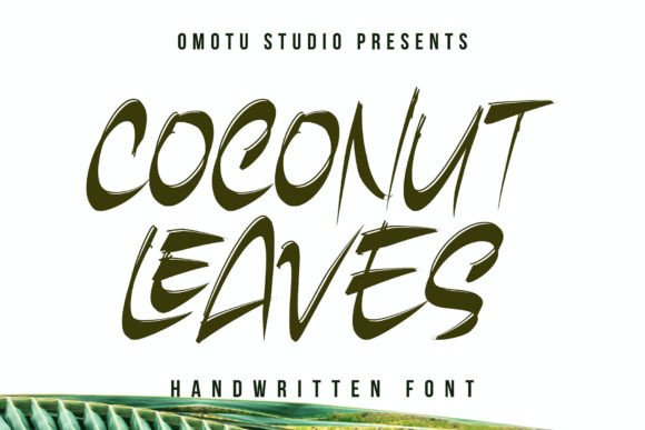 Coconut Leaves Font for Bold Brand Identity