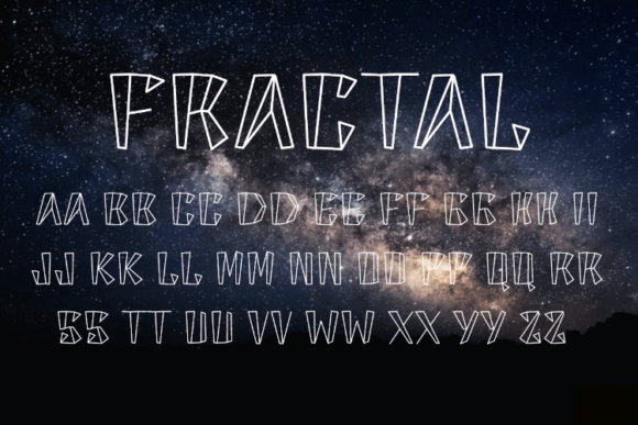 Fractal Typeface for Bold Brand Identity