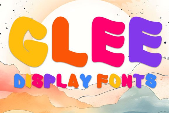 Glee: The Quirky Display Font for Bold Branding
