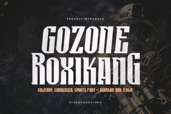 Gozone Roxikang: The Bold Display Typeface
