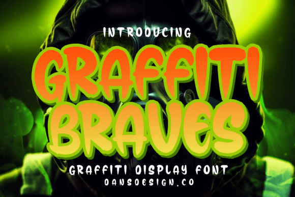Graffiti Braves: The Modern Display Font for Urban Brands