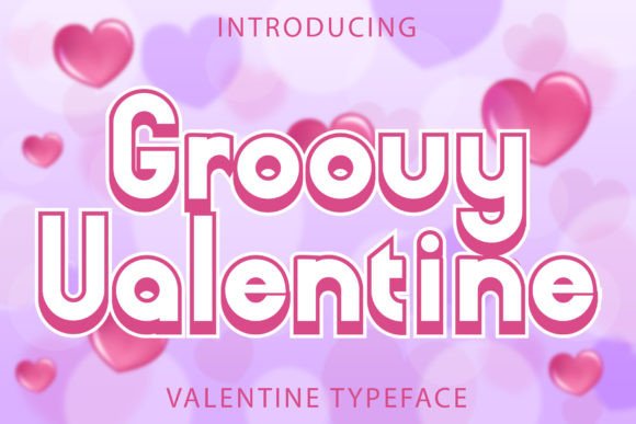 Groovy Valentine: A Retro Display Font for Editorial Design