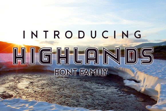 Highlands Display Font for Bold Campaigns
