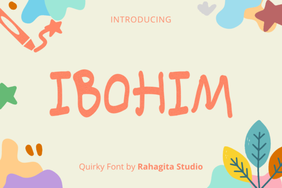 Ibohim Typeface: A Whimsical Display Font for Brands