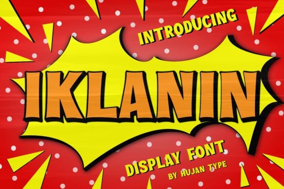 Iklanin Display Font for Small Business Branding
