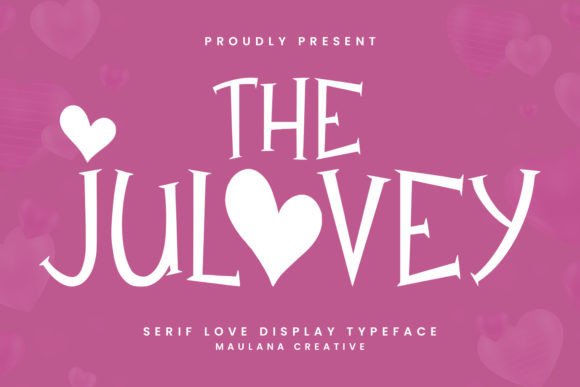 Julovey Serif Font for Romantic Branding