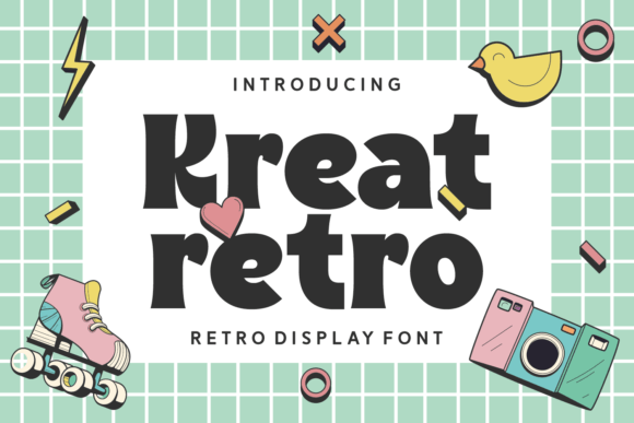 Kreat Retro Typeface for Bold Campaigns