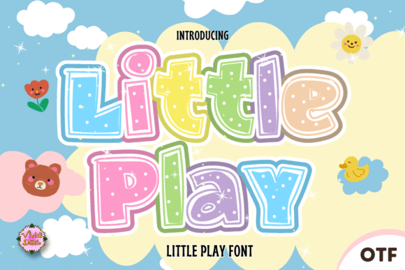 Little Play Font: A Playful Display Type for Creative Projects