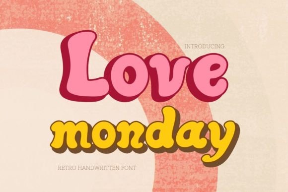 Love Monday: A Playful Display Font for Makers