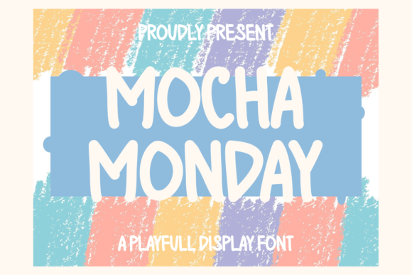 Mocha Monday: A Playful Display Font for Editorial Design