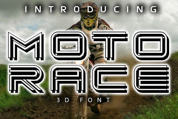 Moto Race Display Font for Bold Marketing