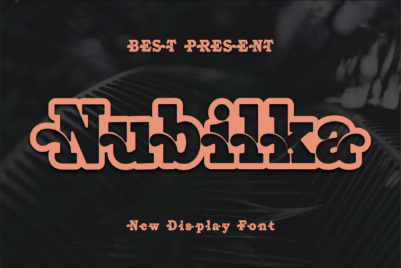 Nubilka: A Modern Display Font for Editorial Design