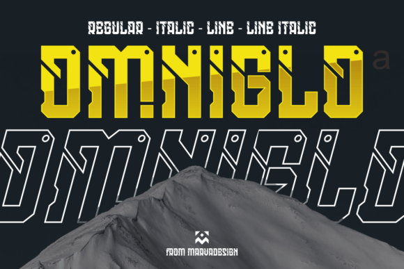 Omniglo: A Futuristic Display Font for Web Design