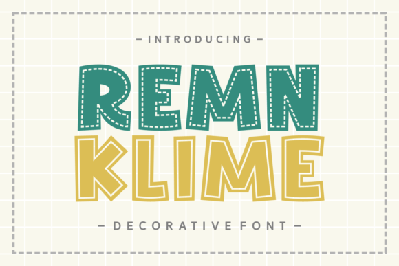 Remn Klime: A Bold Display Font for Web Headers