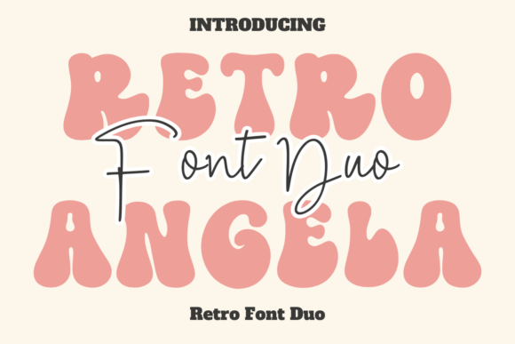 Retro Angela Duo: The Ultimate Display Typeface for Marketers
