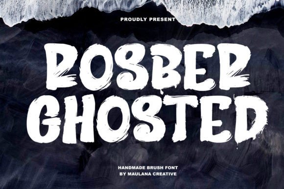 Rosber Ghosted Display Font for Makers