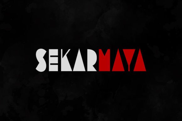 Sekarmaya: A Geometric Display Font for Editorial Design