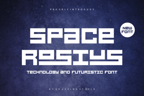 Space Rosius: A Futuristic Display Font for Makers