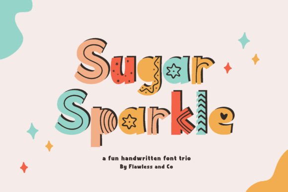Sugar Sparkle: A Handwritten Display Font for Digital Brands