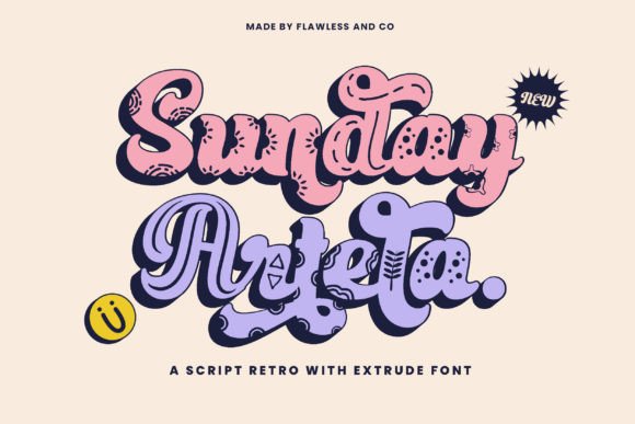 Sunday Artela: A Playful Display Font for Modern Web Design