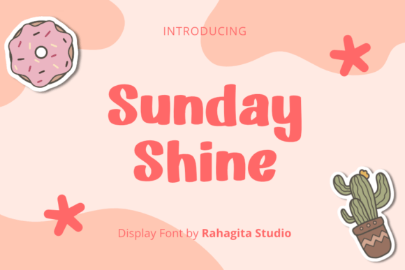 Sunday Shine: A Bold Display Font for Editors