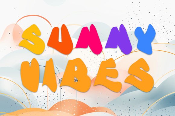Sunny Vibes: A Playful Display Typeface for Editors