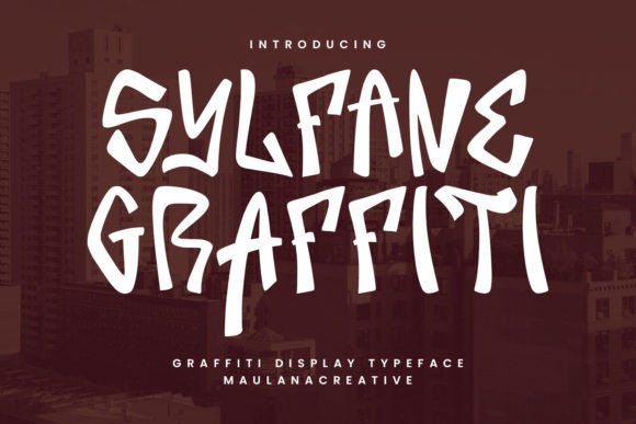 Sylfane Graffiti Typeface for Bold Editorial Design