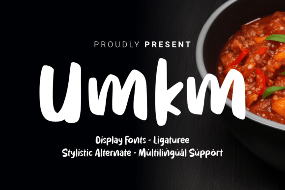 Umkm Font Review: The Ultimate Brush Display Typeface