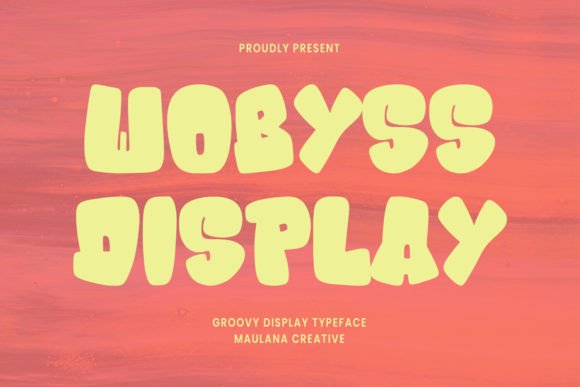 Wobyss Groovy: A Bold Display Typeface for Web
